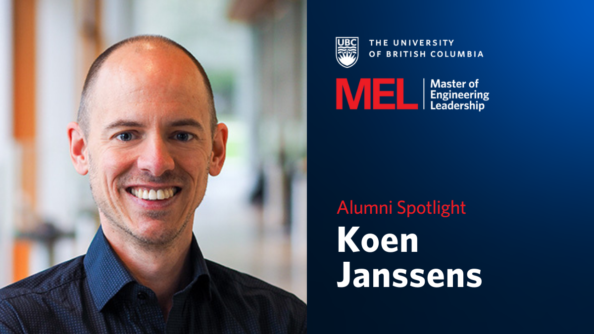 Alumni Spotlight: Koen Janssens