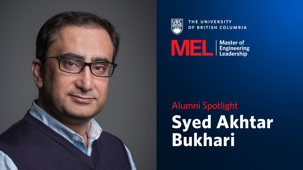 Alumni Spotlight: Syed Akhtar Bukhari 