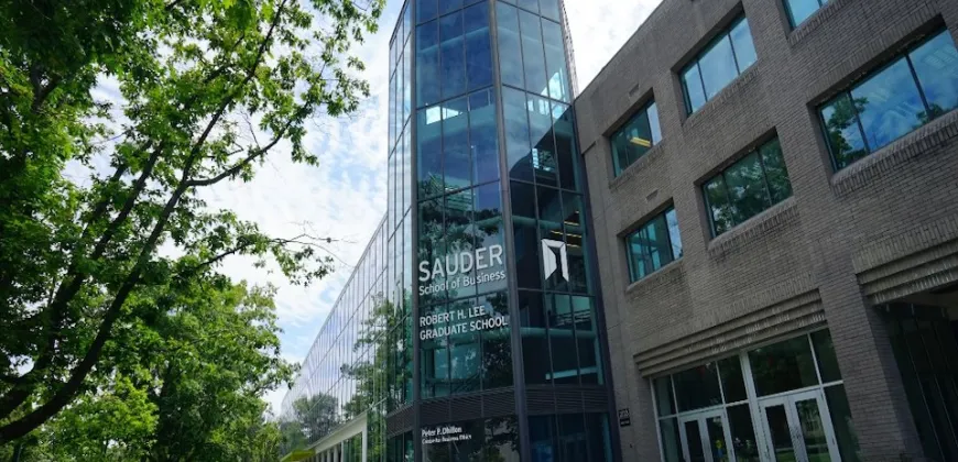 Shot of UBC's Sauder School of Business