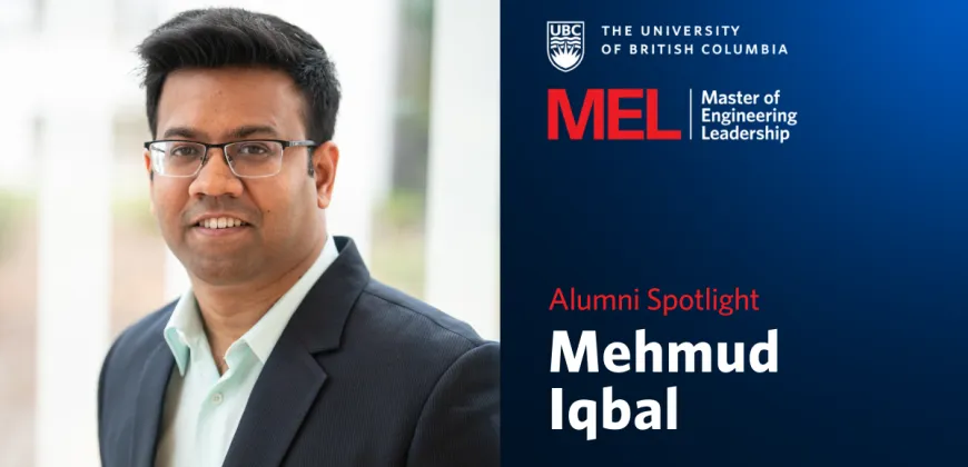 Alumni Spotlight: Mehmud Iqbal