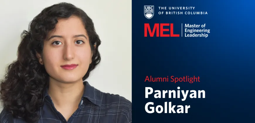Alumni Spotlight: Parniyan Golkar