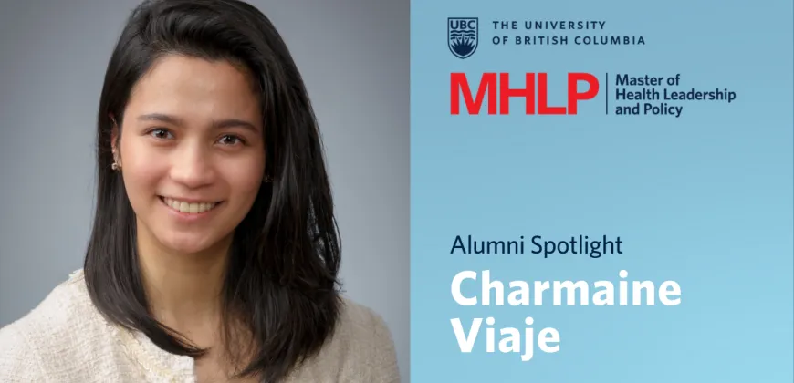 Alumni Spotlight: Charmaine Viaje