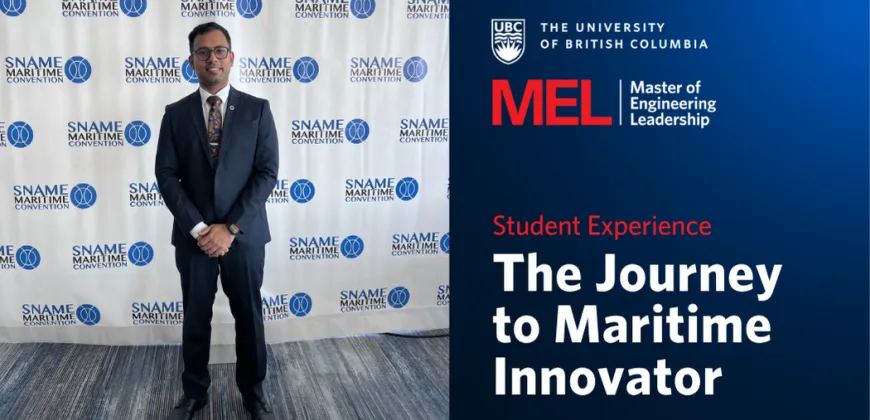 The Journey from Scholarship Winner to Maritime Innovator