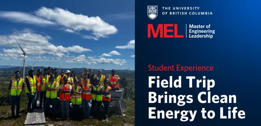 Group picture of students at CEEN field trip