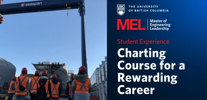 Picture of students at Seaspan Shipyards from the back