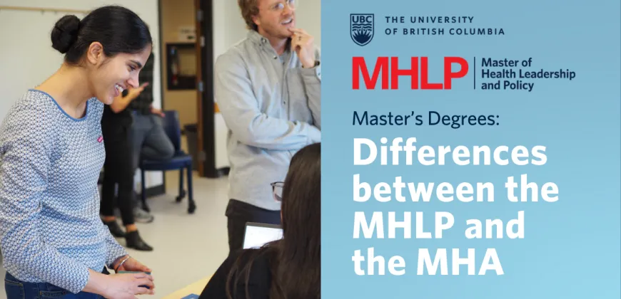 MHLP Student candid shot with title banner on the right